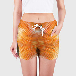 Шорты женские Яркий фон карамели, цвет: 3D-принт — фото 2