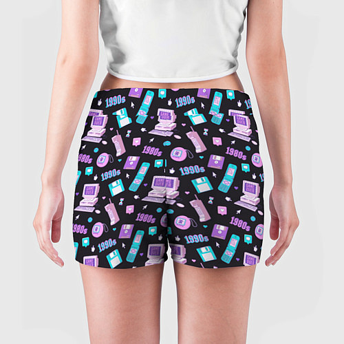 Женские шорты Game over 1980 1990 / 3D-принт – фото 4