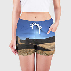 Шорты женские Dust2 full 3d 4k, цвет: 3D-принт — фото 2