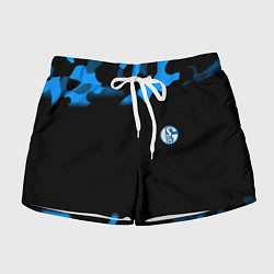 Шорты женские Schalke 04 fc camo, цвет: 3D-принт