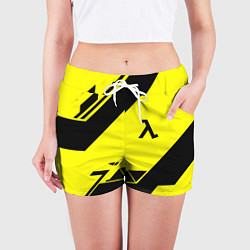 Шорты женские Half life geometry, цвет: 3D-принт — фото 2