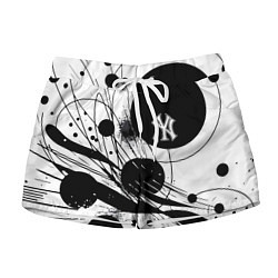 Женские шорты New York Yankees baseball team - abstraction