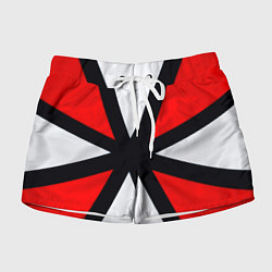 Шорты женские Полосы амбрелла, цвет: 3D-принт