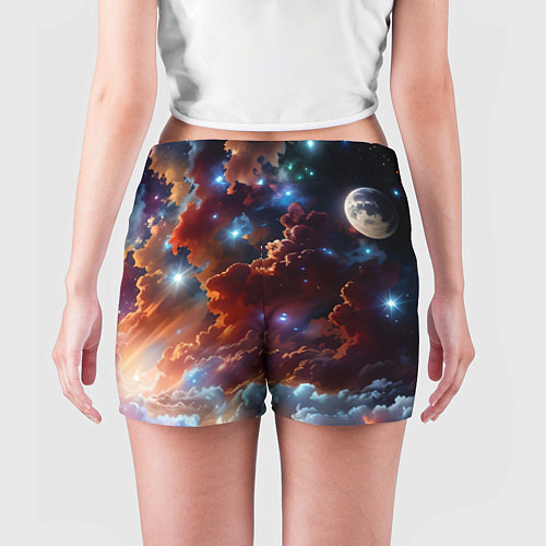 Женские шорты Космические звезды / 3D-принт – фото 4