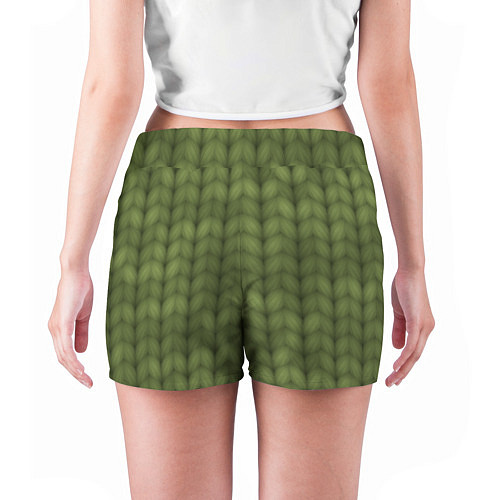 Женские шорты Лесное тепло / 3D-принт – фото 4