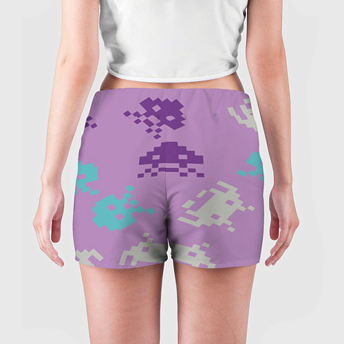 Женские шорты Пиксели / 3D-принт – фото 4