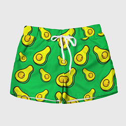 Шорты женские Зеленый авокадо, цвет: 3D-принт