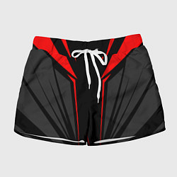 Шорты женские Sport uniform - red, цвет: 3D-принт