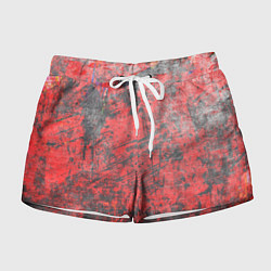 Шорты женские Абстракция - grunge vibe, цвет: 3D-принт