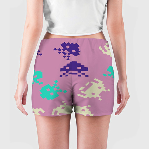 Женские шорты Пиксели фильтр / 3D-принт – фото 4