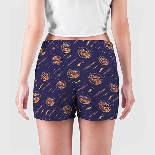 Женские шорты Mortal Kombat logo pattern / 3D-принт – фото 4