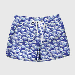 Женские шорты Голубые бриллианты