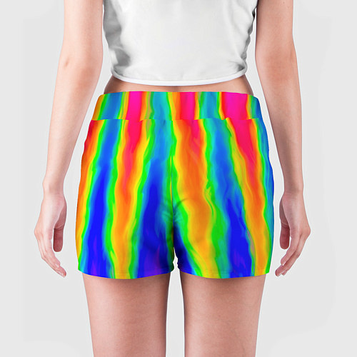 Женские шорты Пожар в химлаборатории / 3D-принт – фото 4