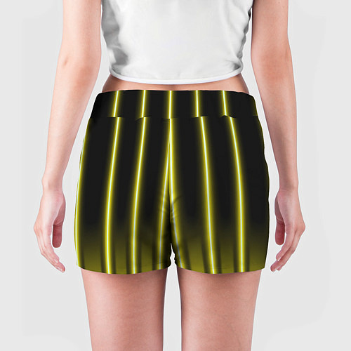 Женские шорты Neon yellow / 3D-принт – фото 4