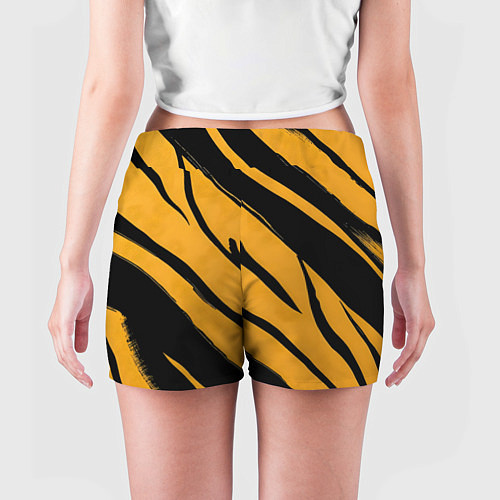 Женские шорты Тигровый раскрас / 3D-принт – фото 4