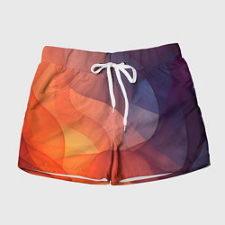 Шорты женские Летящая вуаль, цвет: 3D-принт
