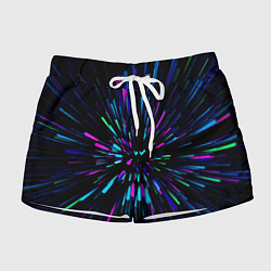 Шорты женские Neon rods, цвет: 3D-принт