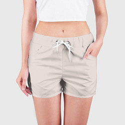 Шорты женские Светлый оттенок цвета года 2025 Пантон, цвет: 3D-принт — фото 2