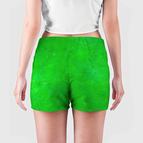 Женские шорты Свет зелёного фонаря / 3D-принт – фото 4