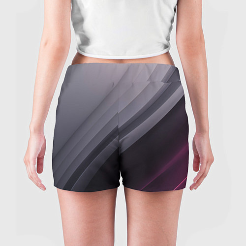 Женские шорты Color black grey / 3D-принт – фото 4