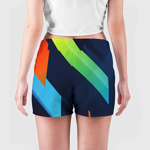 Женские шорты Multicolored / 3D-принт – фото 4