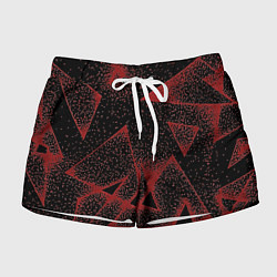Шорты женские Triangles with dots, цвет: 3D-принт