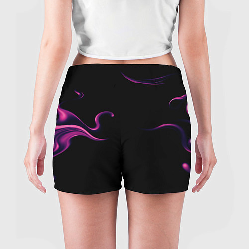 Женские шорты Color pink abstraction / 3D-принт – фото 4
