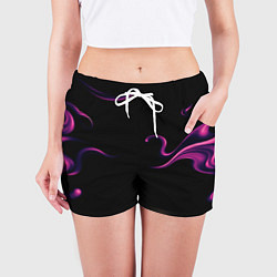 Шорты женские Color pink abstraction, цвет: 3D-принт — фото 2