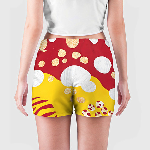 Женские шорты Анималистичный паттерн / 3D-принт – фото 4