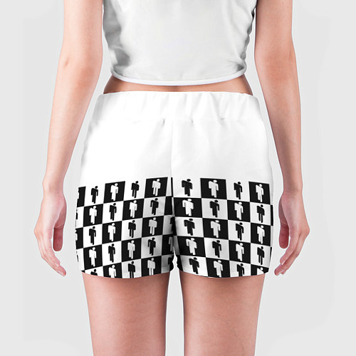 Женские шорты Monster energy pattern / 3D-принт – фото 4