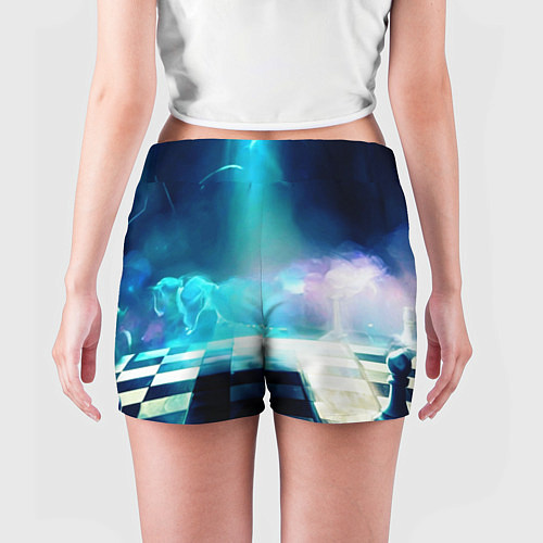 Женские шорты Дымовая партия / 3D-принт – фото 4