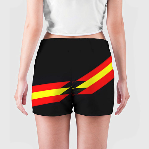 Женские шорты Doom геометрия / 3D-принт – фото 4