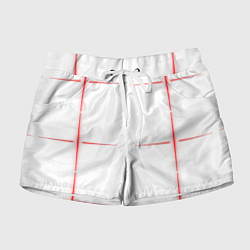 Женские шорты Color white red stripes