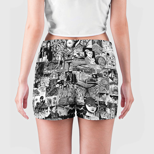 Женские шорты Horror World of Junji Ito / 3D-принт – фото 4