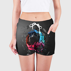Шорты женские Abstract graphics, цвет: 3D-принт — фото 2