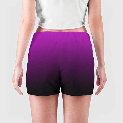 Женские шорты Purple gradient / 3D-принт – фото 4