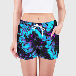 Шорты женские Пламя, цвет: 3D-принт — фото 2