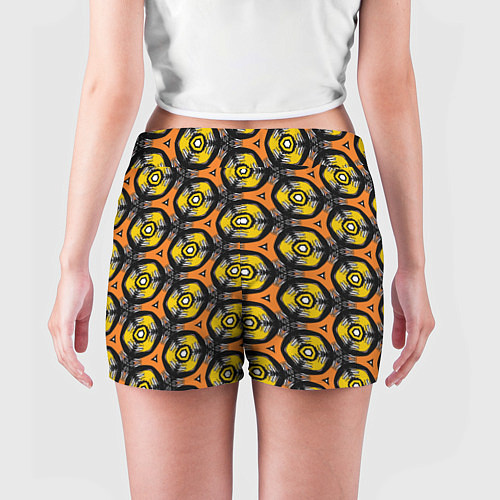 Женские шорты Замысловатые соты / 3D-принт – фото 4