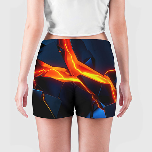 Женские шорты Plate fractures / 3D-принт – фото 4