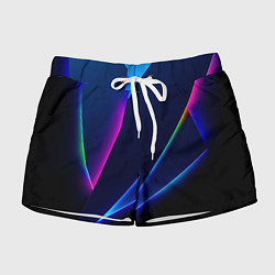 Женские шорты Neon colored geometric shapes