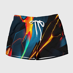 Шорты женские Multicoloured neon, цвет: 3D-принт