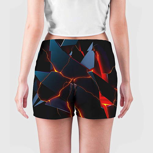 Женские шорты Plate fracturing / 3D-принт – фото 4