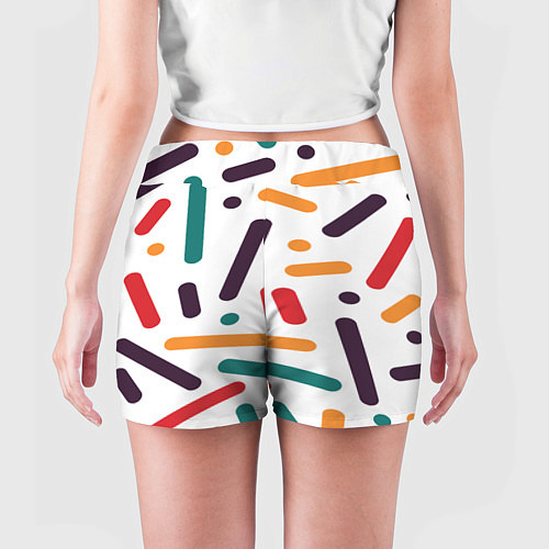 Женские шорты Oval oil / 3D-принт – фото 4