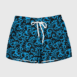 Шорты женские Традиционный славяно-русский стиль, цвет: 3D-принт