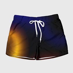 Женские шорты Color black red blue