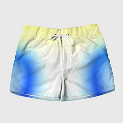 Женские шорты Color yellow blue white