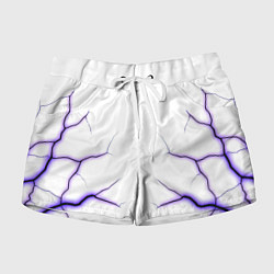 Женские шорты Color white purple