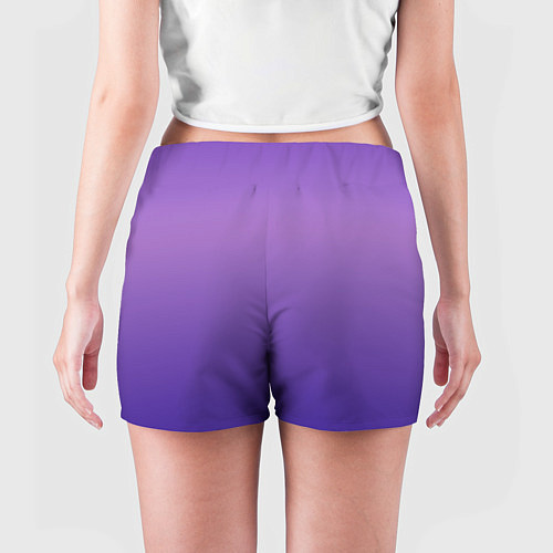 Женские шорты The color is purple / 3D-принт – фото 4