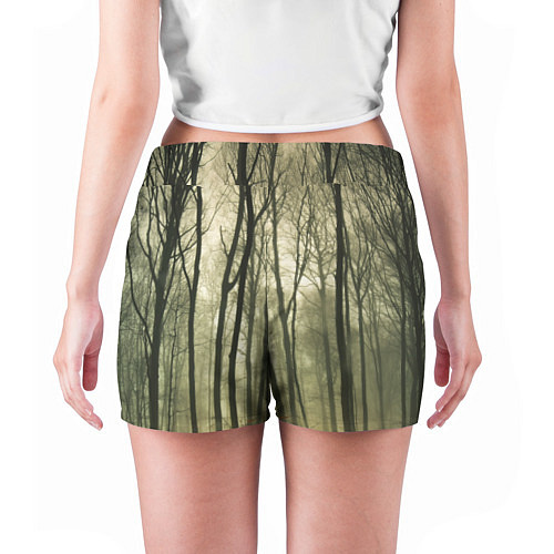 Женские шорты Чарующий лес / 3D-принт – фото 4