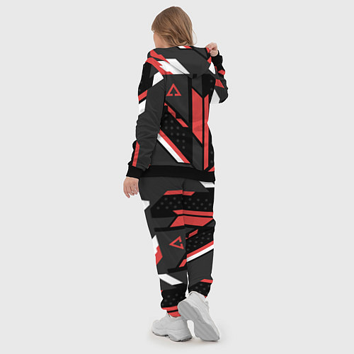 Женский костюм CS:GO Cyrex Pattern / 3D-Черный – фото 5